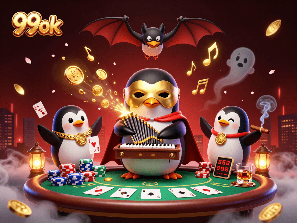 Engage with thrilling casino adventures at 99ok, featuring vibrant gaming scenes and dynamic character designs.