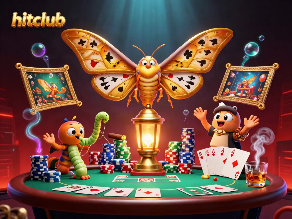 Experience the thrill of hitclub with vibrant casino elements and captivating characters in an energetic scene.