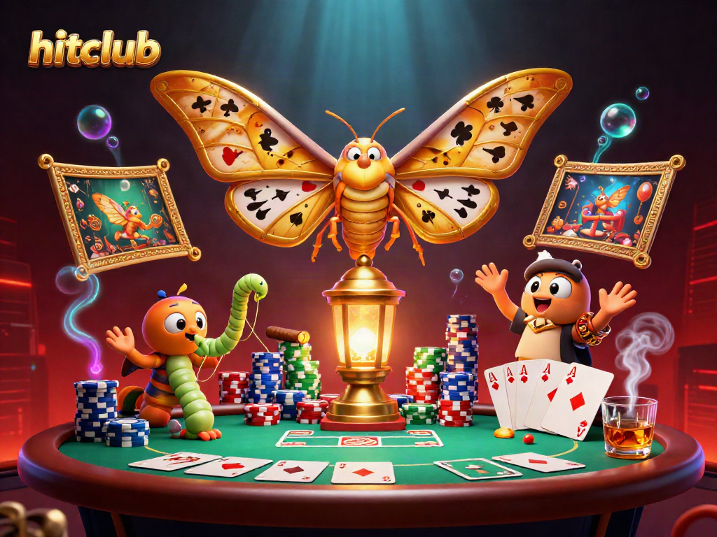 Experience the thrill of hitclub with vibrant casino elements and captivating characters in an energetic scene.