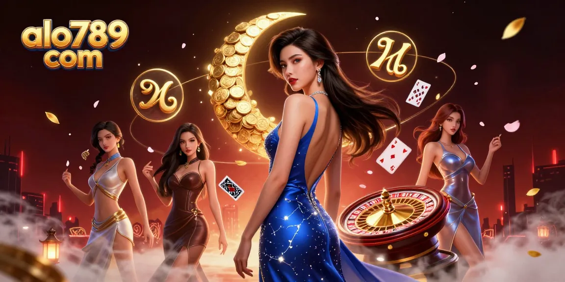 Experience thrilling gameplay at alo789 com with our stunning casino scene featuring roulette and slot action.