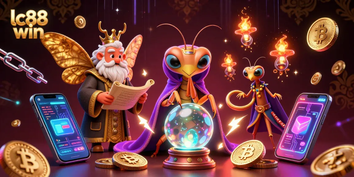 Experience lc88 win with vibrant casino-themed fantasy, featuring a fortune teller and magic elements.