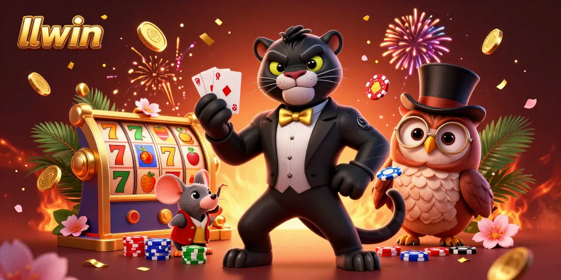 Experience thrilling gameplay at llwin with lively casino scenes featuring colorful characters and vibrant game elements.