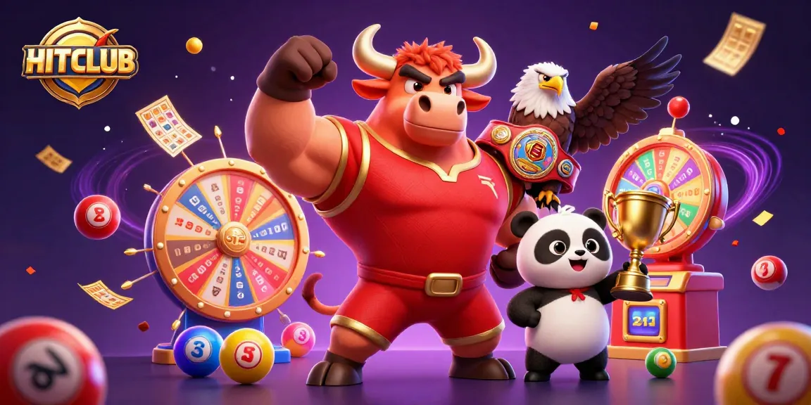 Engage with HITCLUB fantasy, where excitement meets vibrant casino action in a dynamic 3D scene.
