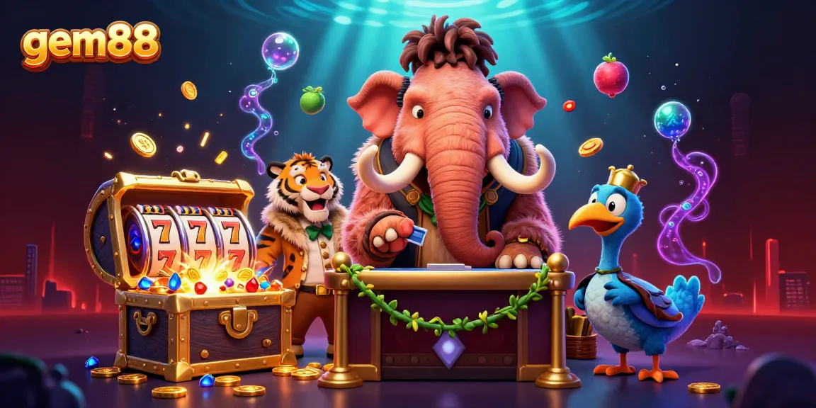 Experience exciting gameplay at gem88 with vibrant colors and dynamic casino elements.