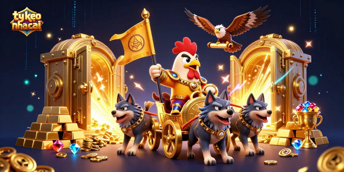 Engage with ty le keo nha cai by betting on sports events in this 3D casino illustration.