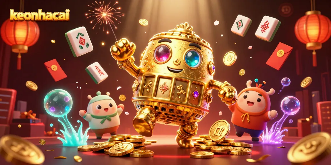 Engage with dynamic keonhacai betting action amid colorful illustrations of casino elements.